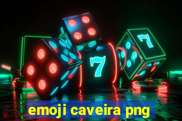 emoji caveira png